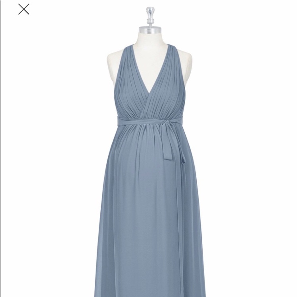 Maternity dusty blue dress. Brand new. Never worn